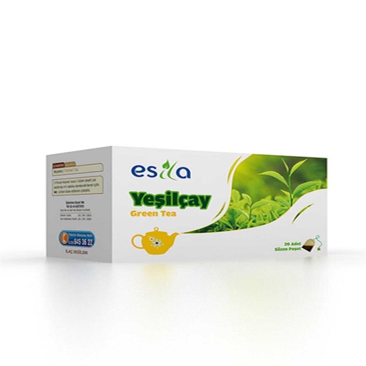 Esila Esila Yeşilçay Çayı Süzen Poşet 20'li