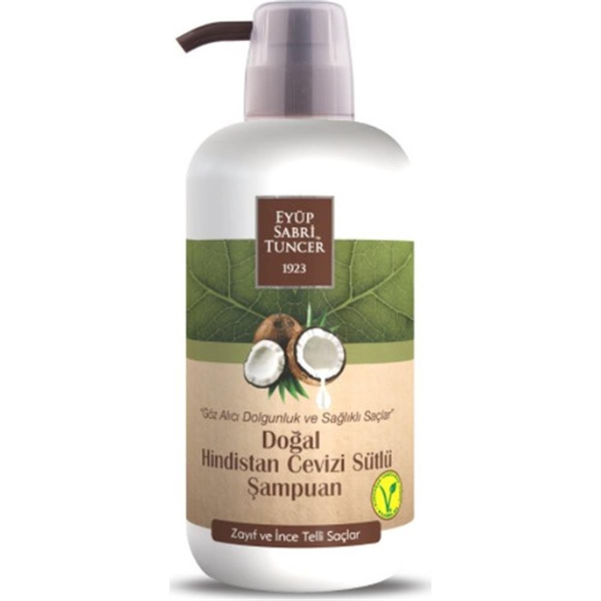 Eyüp Sabri Tuncer Eyüp Sabri Tuncer Doğal Hindistan Cevizi Sütlü Şampuan 600 ml