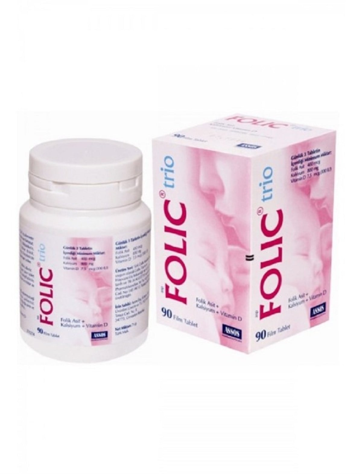 Folic Folic Trio 90 Film Tablet