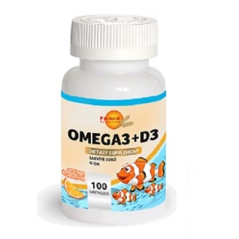 Force Nutrition Force Nutrition Omega 3 D3 100 Softgels