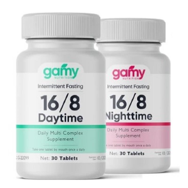 Gamy Gamy 16/8 Aralıklı Oruç Gündüz Gece 30+30 Tablet