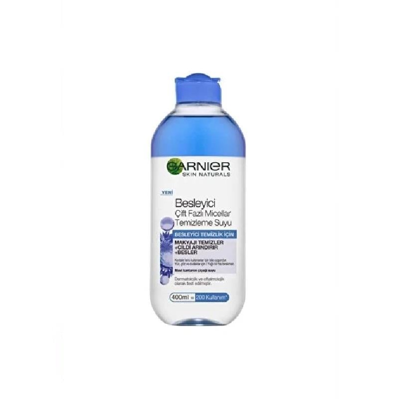 Garnier Garnier Skin Naturals Makyaj Temizleme Suyu Çift Fazlı Mavi 400 ml