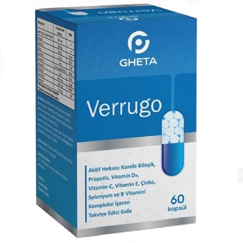 GHETA Gheta Verrugo AHCC Propolis Multivitamin 60 Kapsül