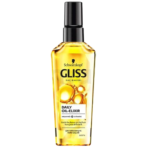 Gliss Gliss Saç Bakım Yağı Dily Oil Elixir Yağ İksiri 75 ml