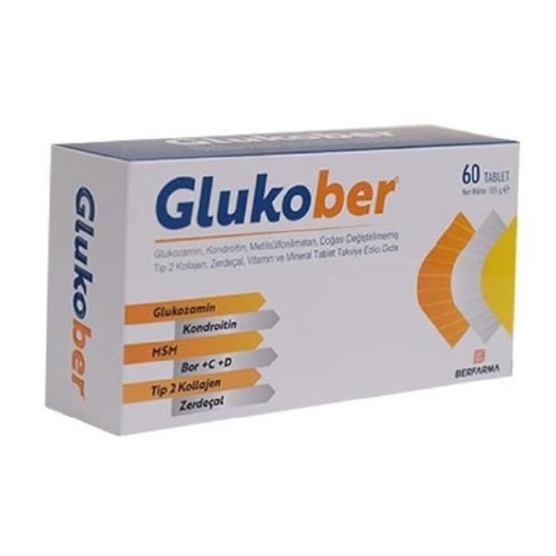 Glukober Glukober Takiviye Edici Gıda 60 Tablet