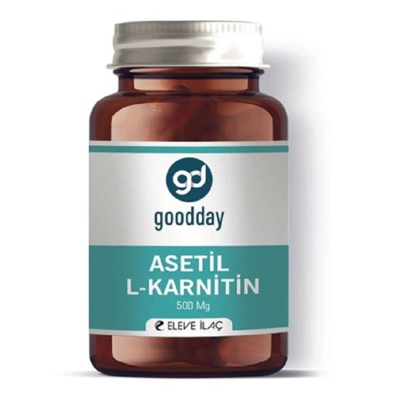 GOODDAY Goodday Asetil L-Karnitin 500 mg 60 Kapsül