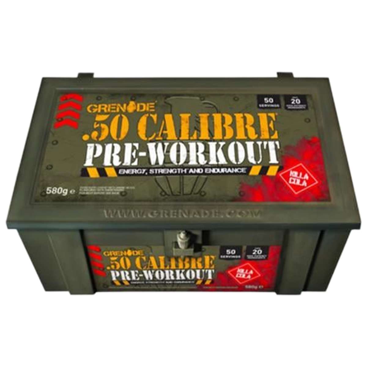 Grenade Grenade 50 Calibre Pre Workout Kola 50 Servis 580 gr