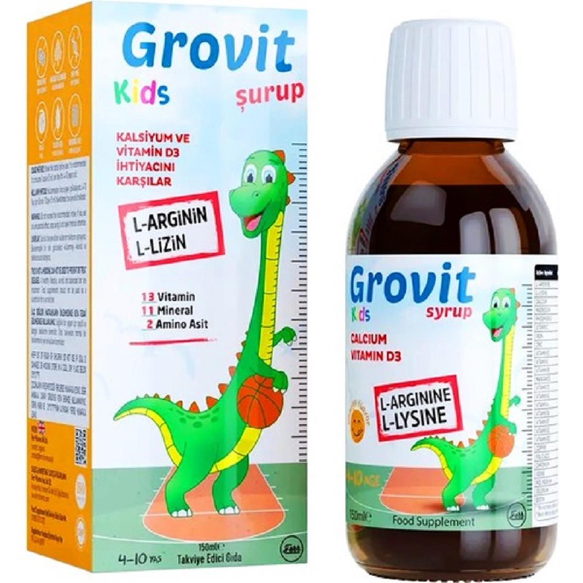 Grovit Grovit Kids Şurup 150 ml