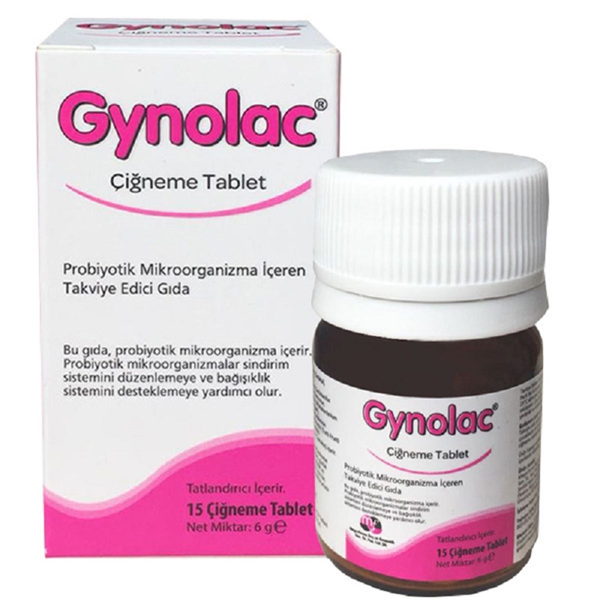 GYNOLAC Gynolac Probiyotik 15 Ciğneme Tablet