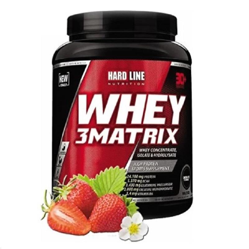 Hardline Nutrition Hardline Nutrition Whey 3 Matrix Protein Çilekli 908 gr