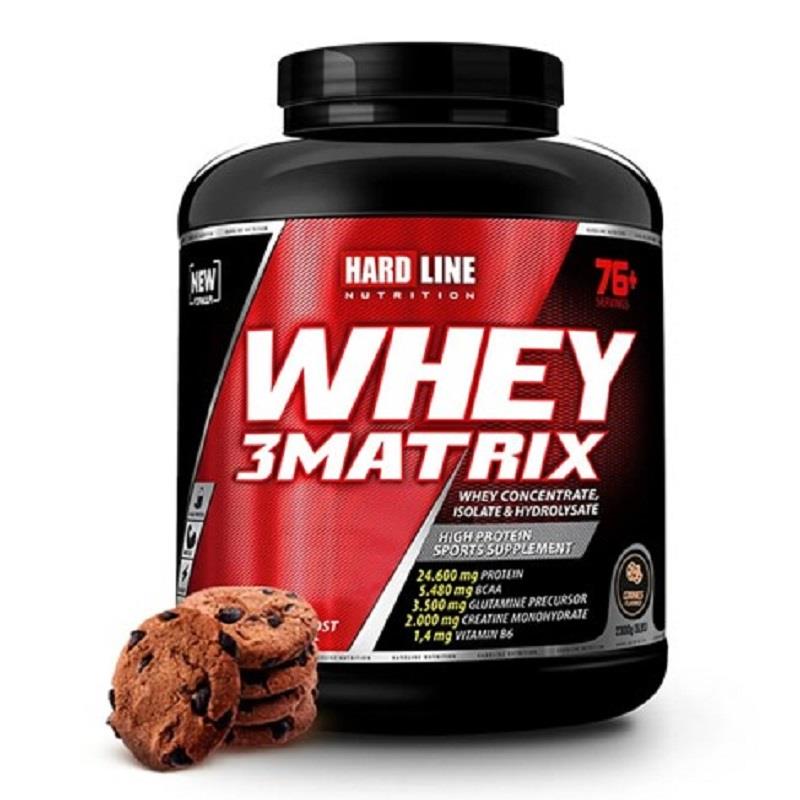 Hardline Nutrition Hardline Nutrition Whey 3 Matrix Kurabiye Aromalı Protein Tozu 2300 gr