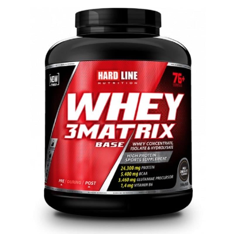 Hardline Nutrition Hardline Nutrition Whey 3 Matrix Base Çikolata 2300 gr