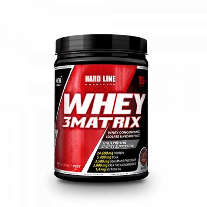 Hardline Nutrition Hardline Nutrition Whey 3 Matrix Çilekli 454 gr