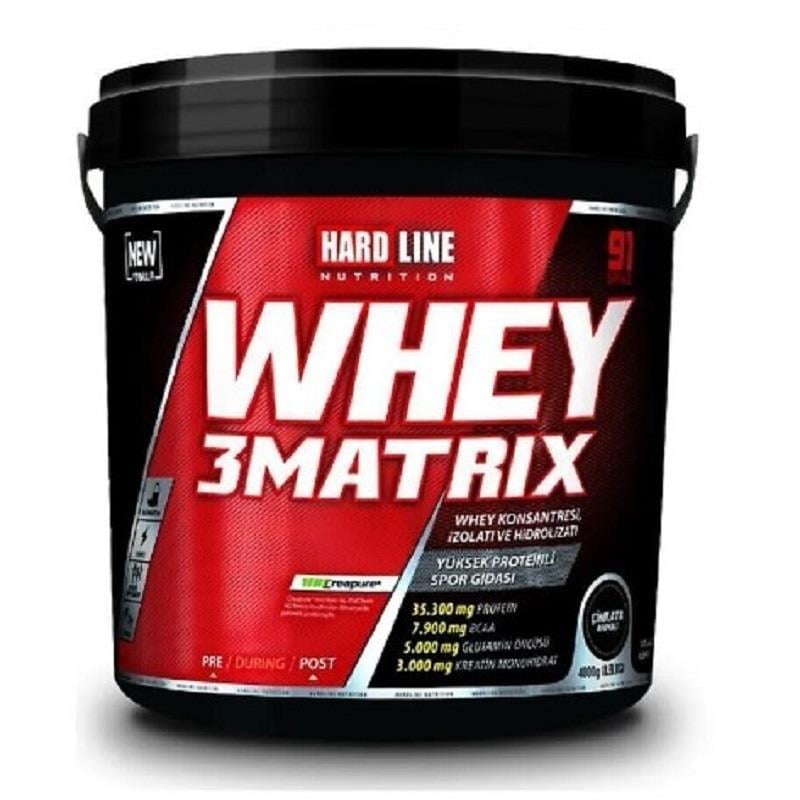 Hardline Nutrition Hardline Nutrition Whey 3 Matrix Çikolatalı 4000 gr
