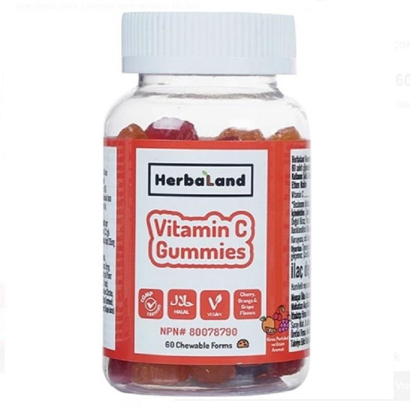 Herbaland Herbaland Vitamin C Gummies 60 Çiğneme Tableti