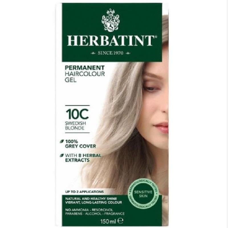 Herbatint Herbatint Bitkisel Saç Boyası 10C Swedish Blonde İsveç Sarısı 150 ml