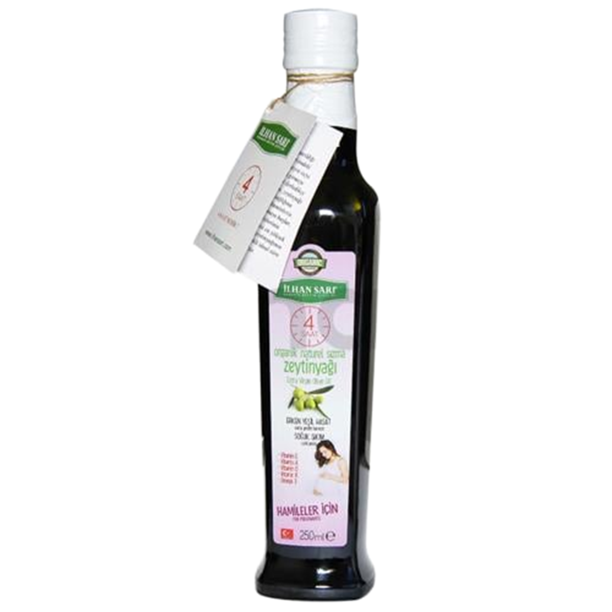 İlhan Sarı İlhan Sarı Hamileler İçin Erken Yeşil Hasat 4 Saat Organik Natürel Sızma Zeytinyağı 250 ml