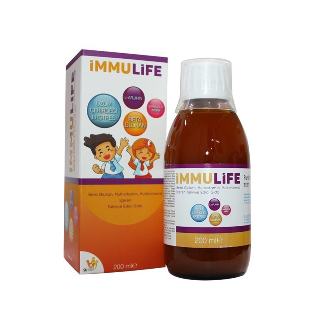 Immulife Immulife Beta Glukan Multıvitamin Multimineral İçeren Takviye Edici Gıda 200 ml
