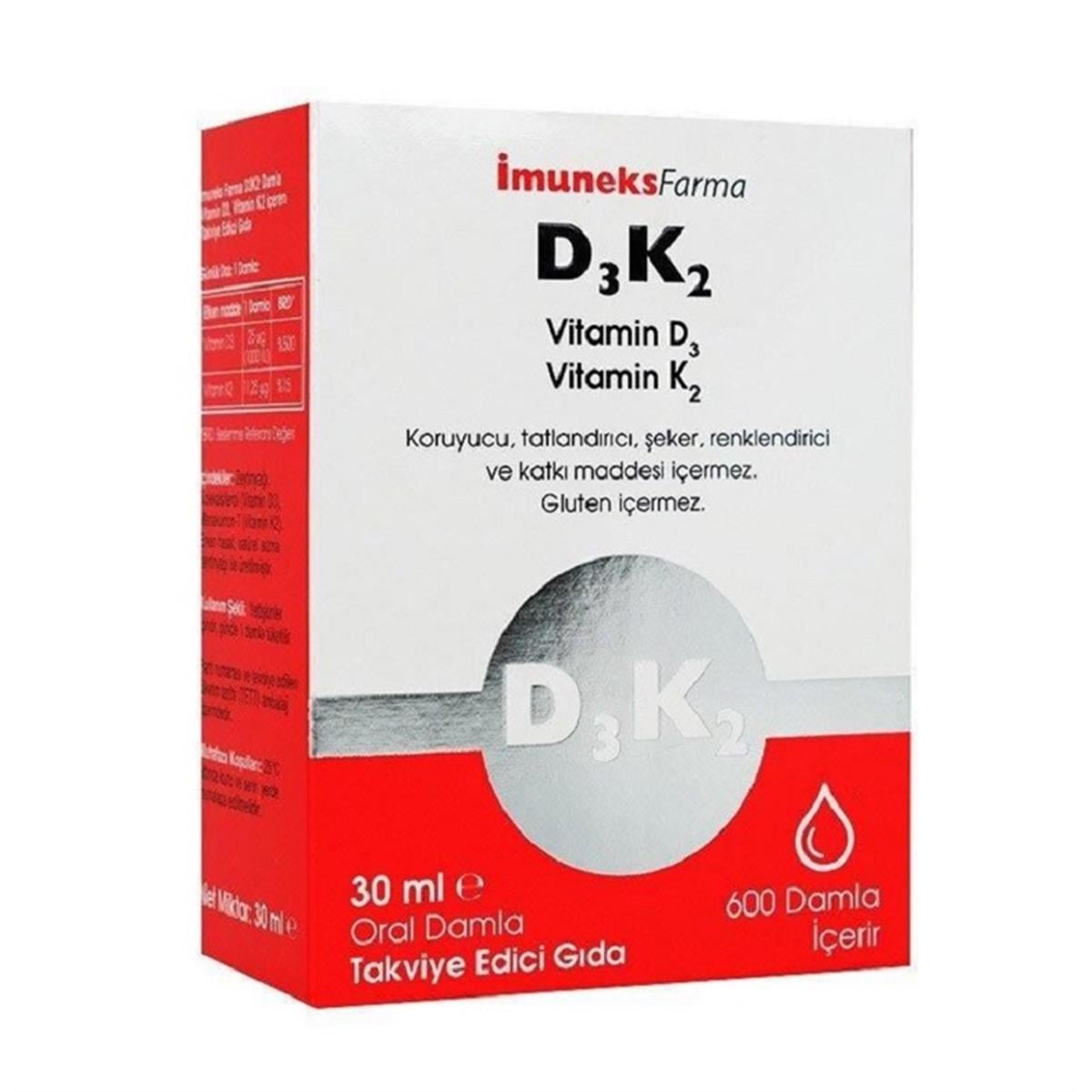 IMUNEKS Imuneks Farma D3K2 Damla 30 ml