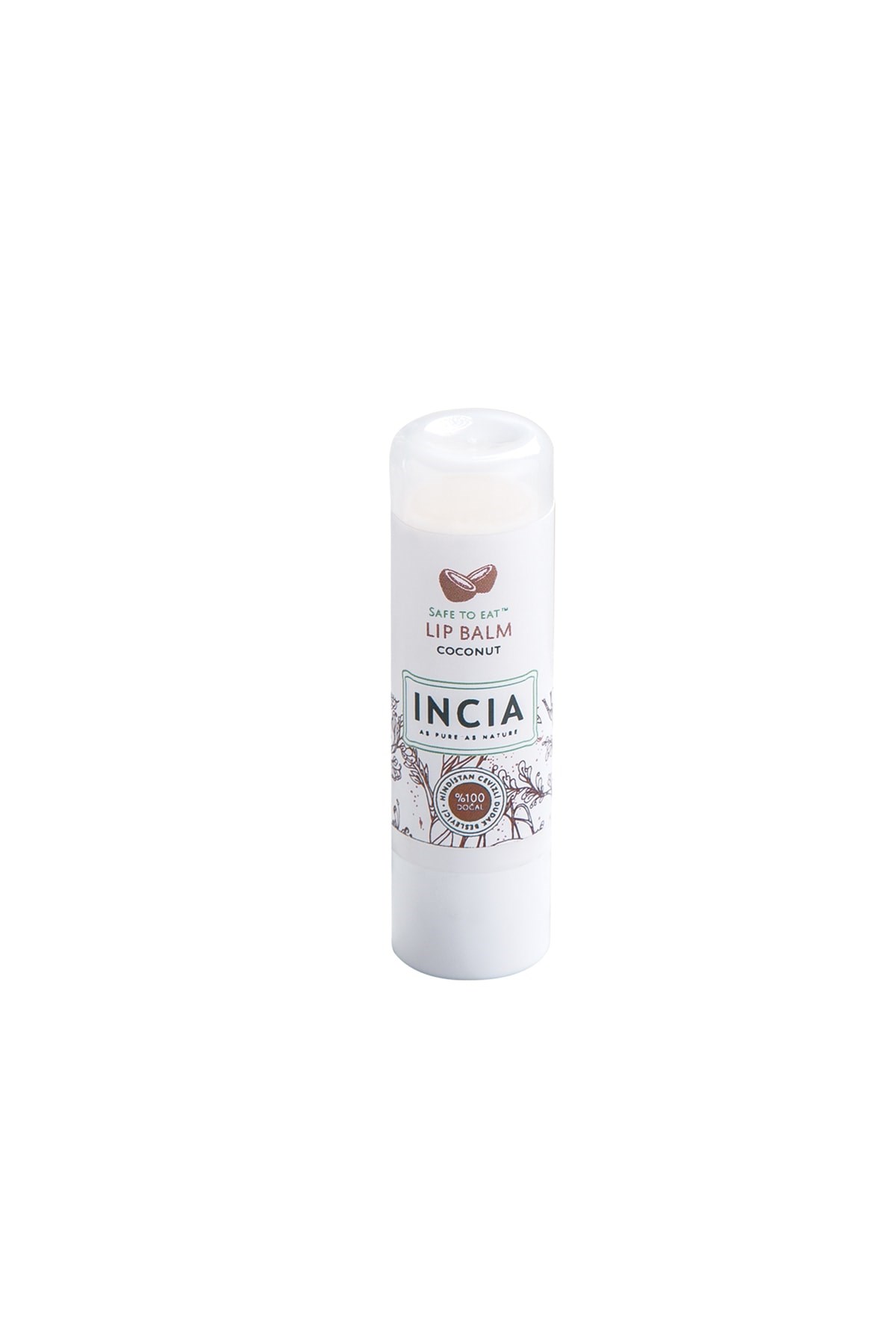 InciaIncia Hindistan Cevizli Dudak Besleyici Lip Balm 6 gr