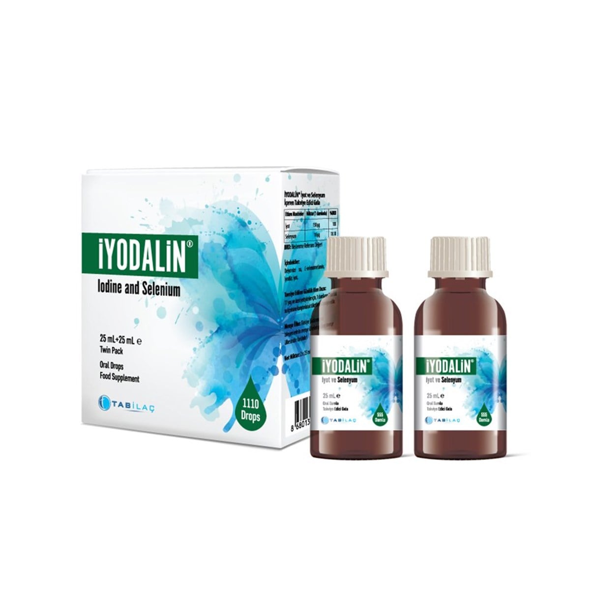 Iyodalin Iyodalin İyot ve Selenyum Damla 25 + 25 ml