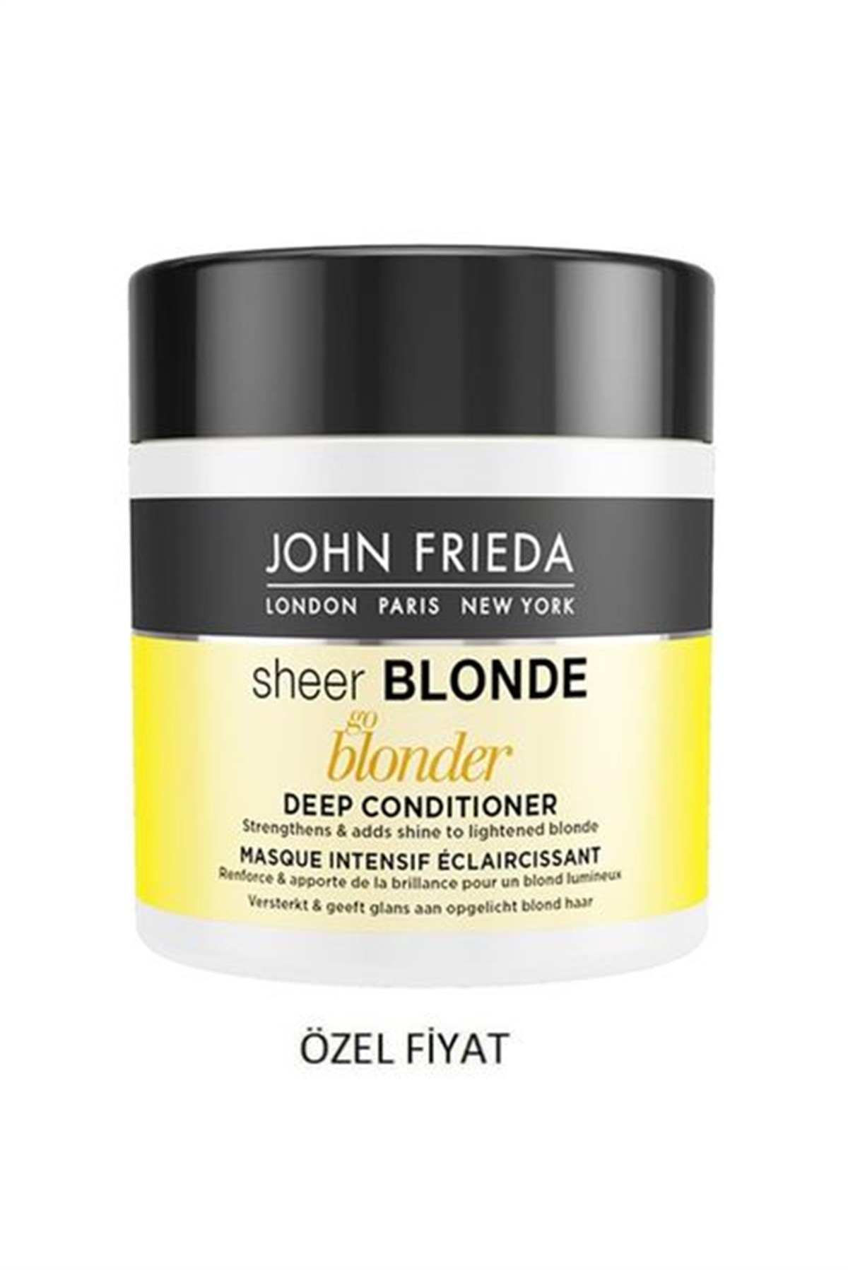 John Frieda John Frieda Sari Saçlar için Nemlendirici Saç Bakim Kremi - Sheer Blonde Deep Conditioner 150 ml