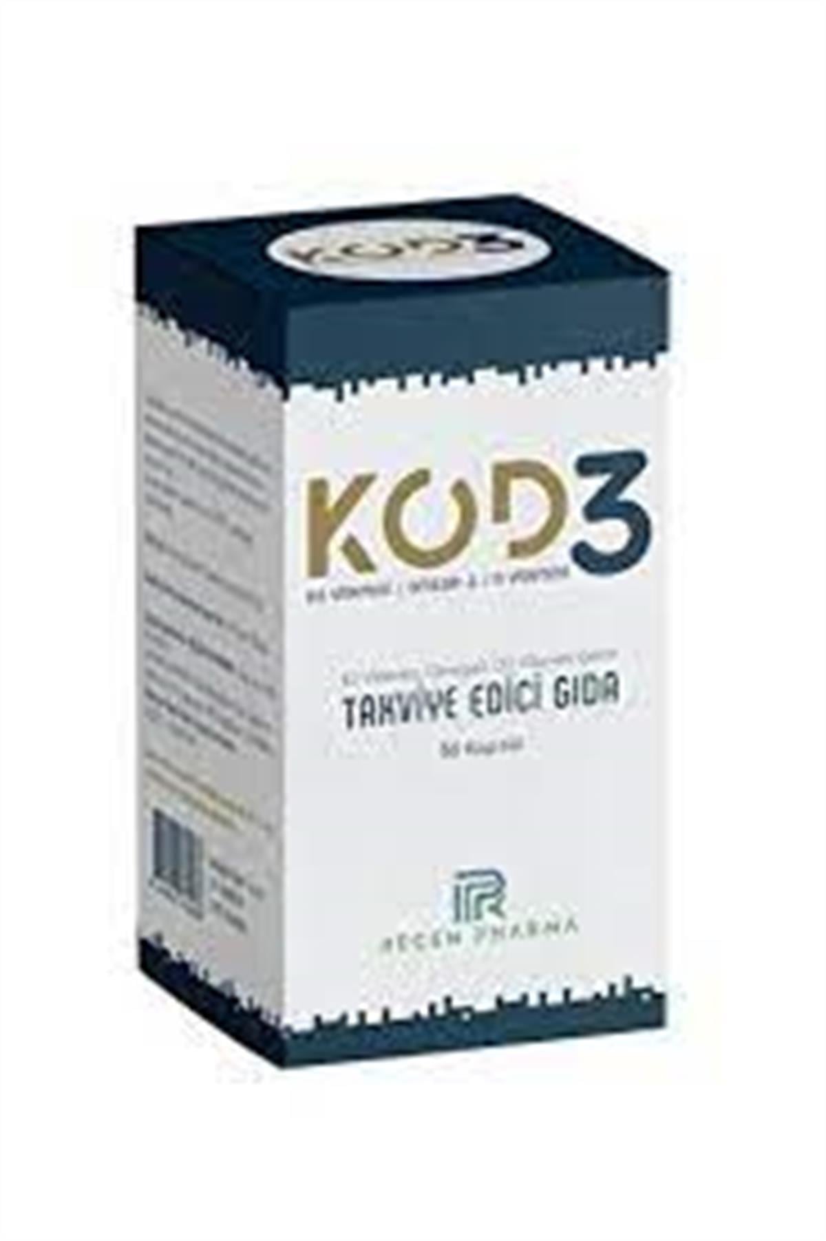 KOD3 KOD3 Takviye Edici Gıda 50 Kapsül
