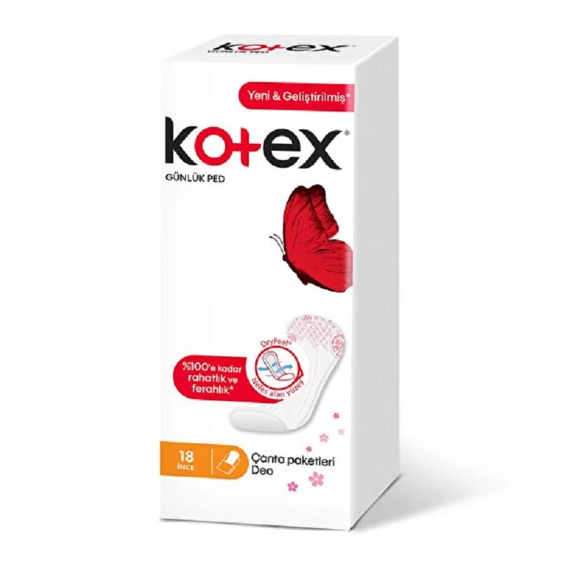 Kotex Kotex İnce Günlük Ped Parfümlü 18'li