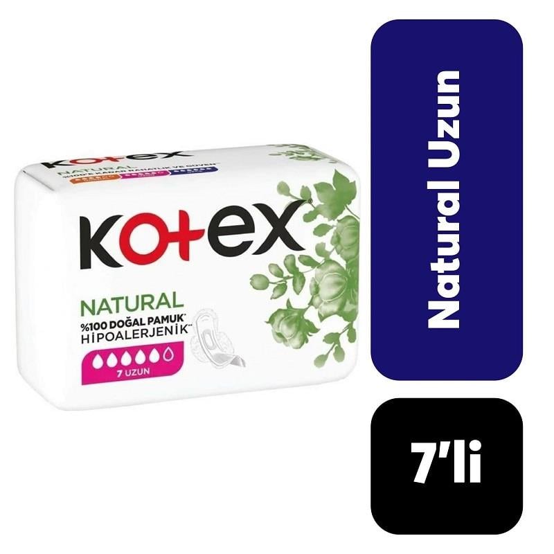 Kotex Kotex Natural Uzun 7'li