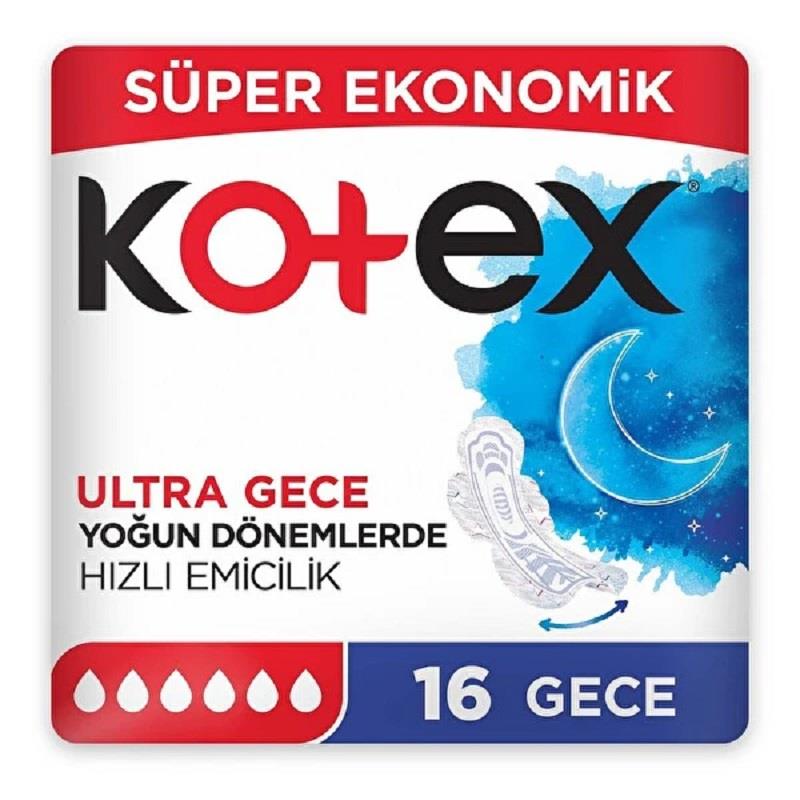 Kotex Kotex Süper Ekonomik Ultra Gece Hijyenik Ped 16'lı