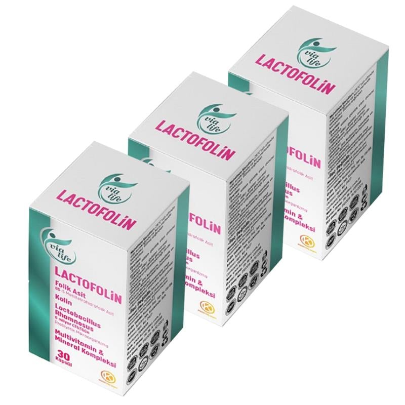 Kuazar İlaç Lactofolin 30 Kapsül - 3'lü