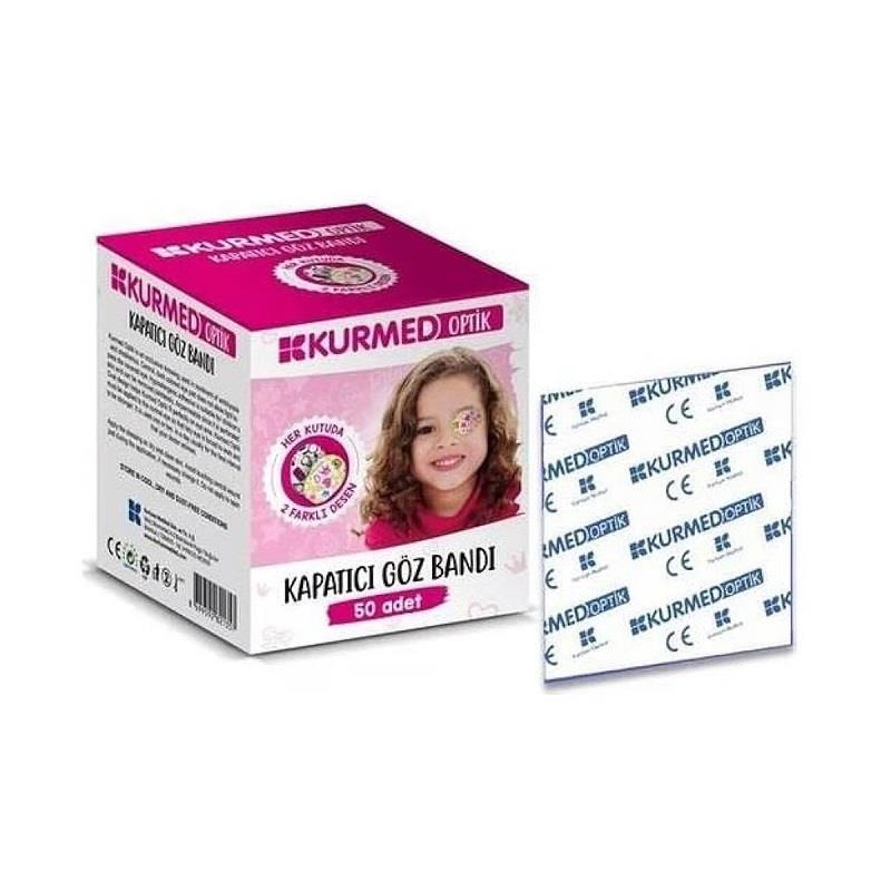 Kurmed Kurmed Optik Kız Göz Bandı 50'li