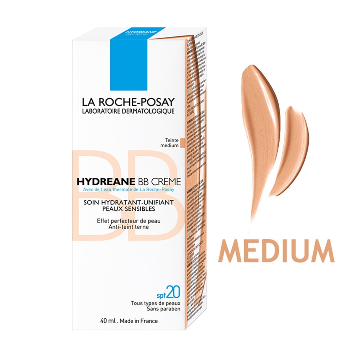 La RocheLa Roche Posay Hydreane Bb Krem - 40 Ml SPF 20 Orta Ton (Medium)