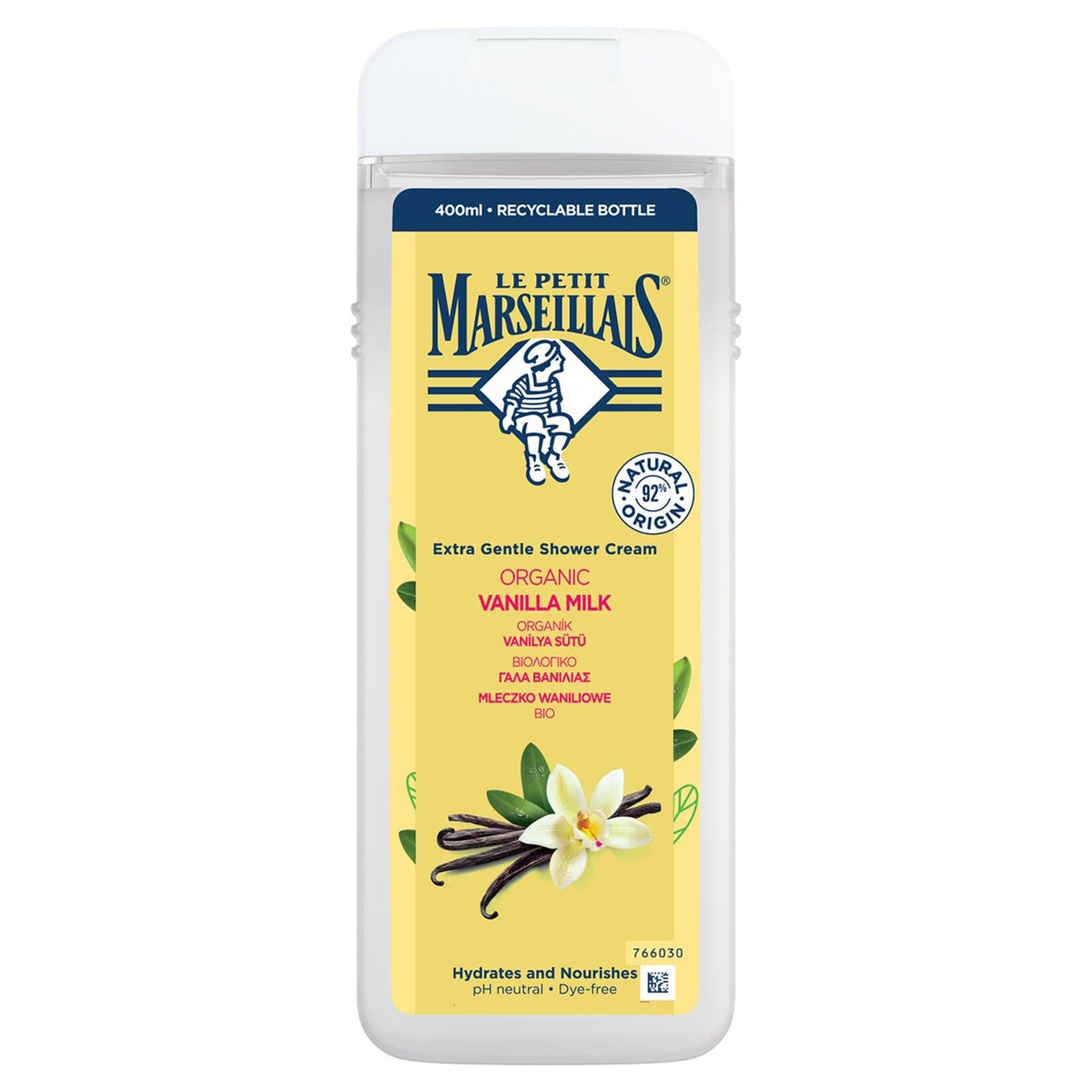 Le Petit Marseillais Le Petit Marseillais Duş Jeli Vanilya Sütü 400 ml