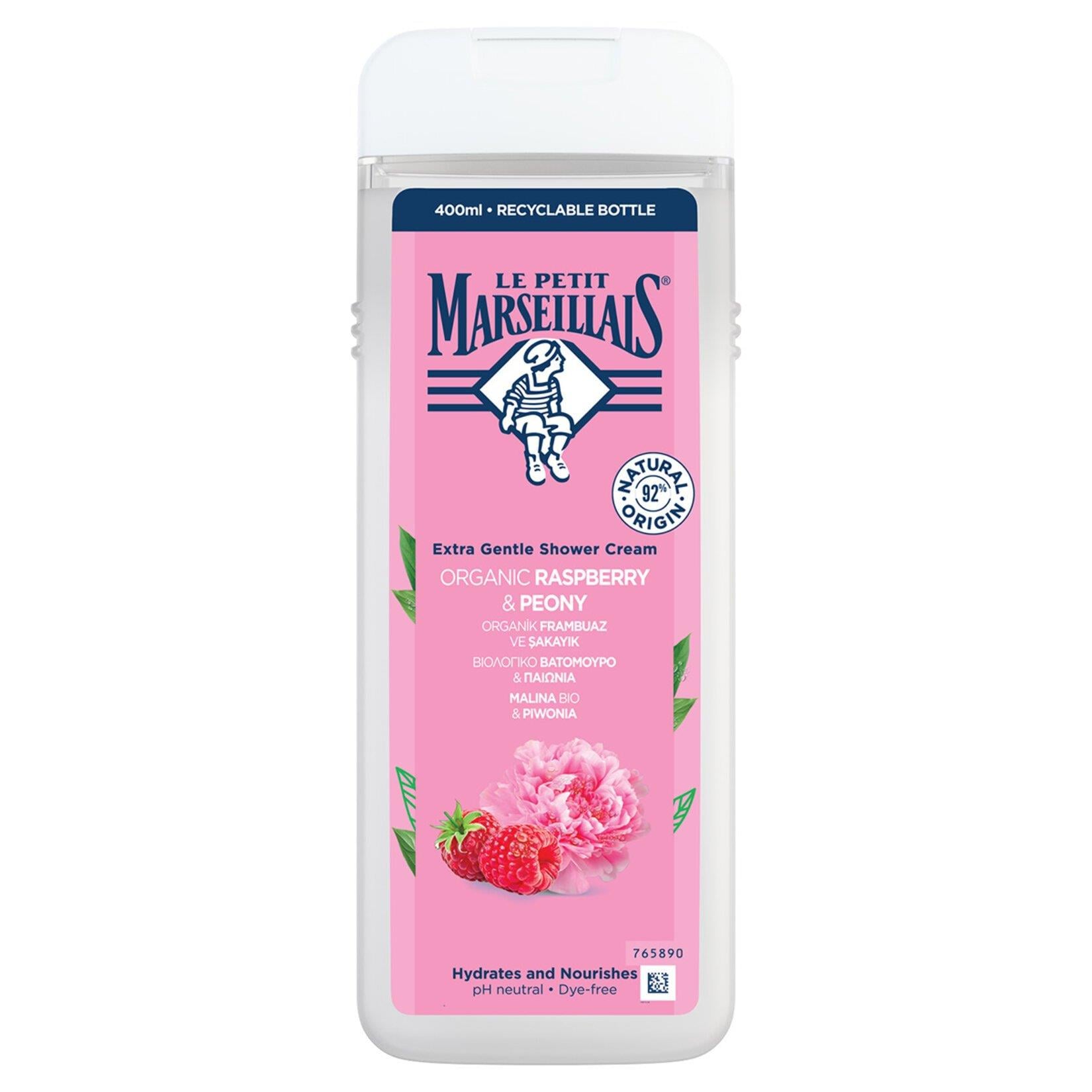 Le Petit Marseillais Le Petit Marseillais Duş Jeli Frambuaz ve Şakayık 400 ml