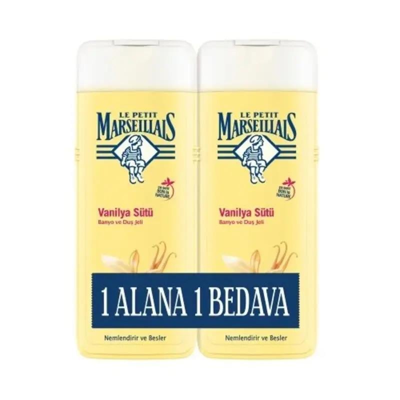 Le Petit Marseillais Le Petit Marseillais Duş Jeli Beyaz Vanilya Sütü 400 ml - 2 Adet