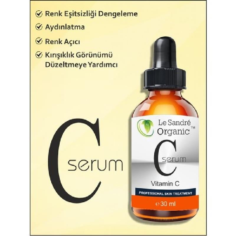 Le Sandre Organics Le Sandre Organics C Vitamini Serum Aydınlatıcı Serum 30 ml