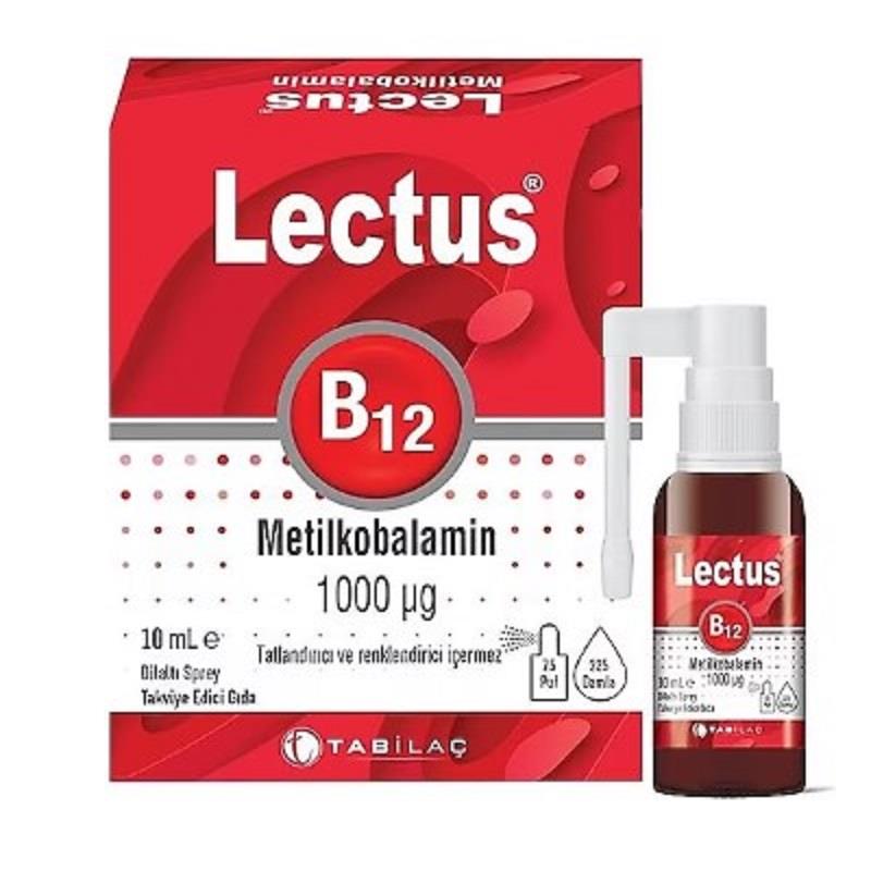 Lectus Lectus Metilkobalamin Dilaltı Sprey 10 ml