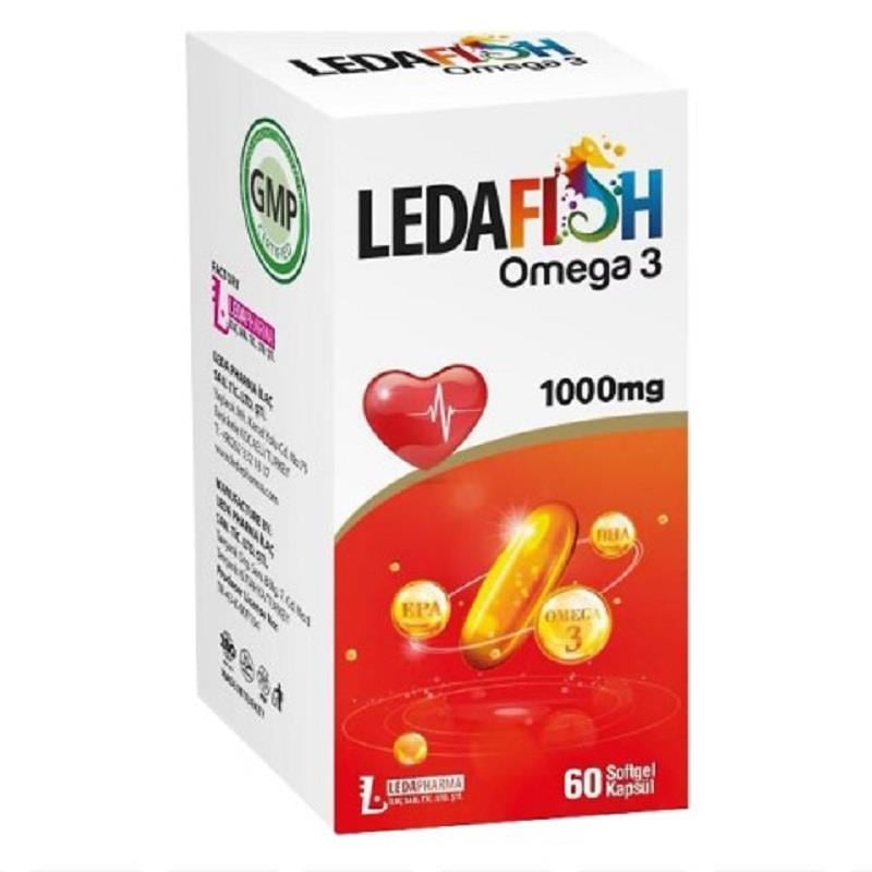 LEDAFİSH Ledafish Omega-3 1000 mg 60 Softgel