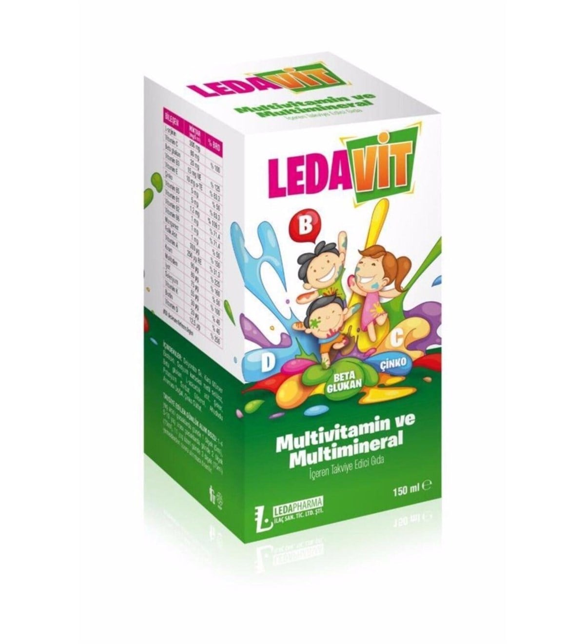 Ledavit Ledavit Multivitamin Mineral Şurup 150 ml