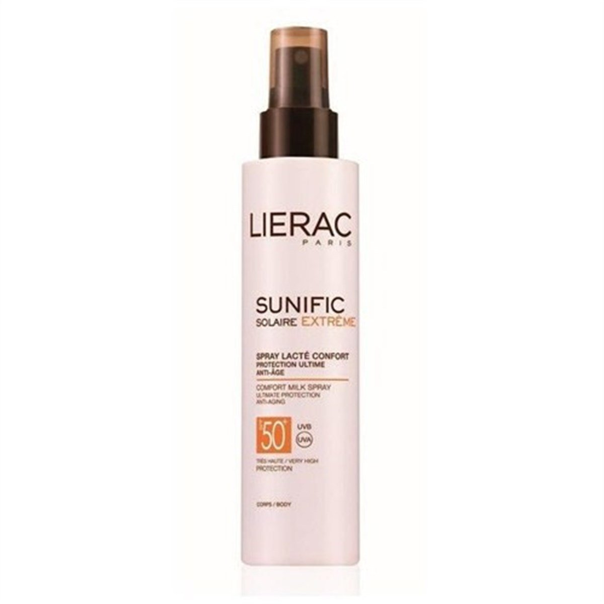 Lierac Lierac Sunific Solaire Extreme Comfort Milk Spray SPF 50+ 150 ml Vücut İçin Sprey Güneş Sütü