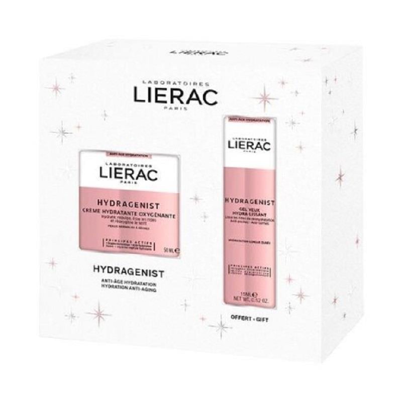 Lierac Paris Lierac Hydragenist Moisturizing Dolgunlaştırıcı Krem 50 ml + Hydragenist Pürüzsüzleştirici Göz Kremi 15 ml