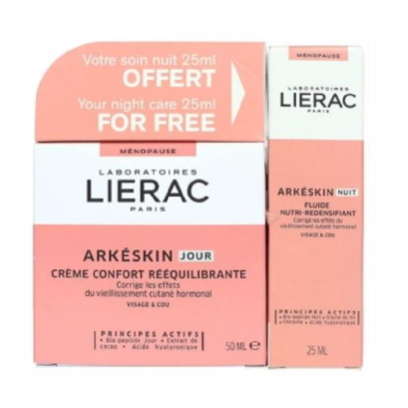 Lierac Paris Lierac Paris Arkéskin Konfor Dengeleyici Gündüz Kremi 50 ml + Besleyici Yeniden Yoğunlaştırıcı Gece Sıvısı 25 ml