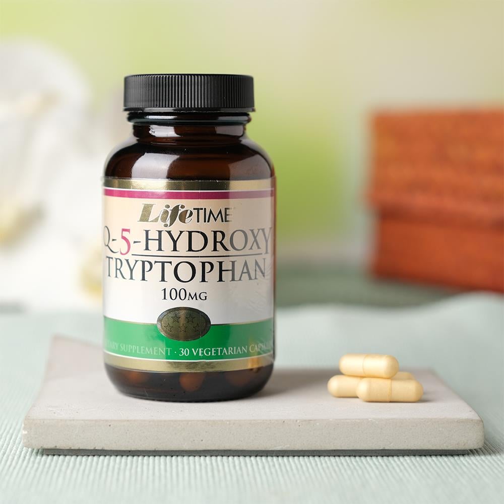 LİFE TİME Life Time  Q-5-Hydroxy Tryptophan 100 mg 30 Vejetaryen Kapsül