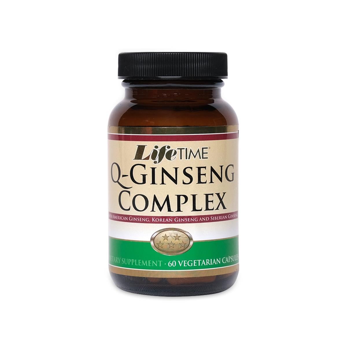 LİFE TİME Life Time Q-Ginseng Complex 60 Vejetaryen Kapsül