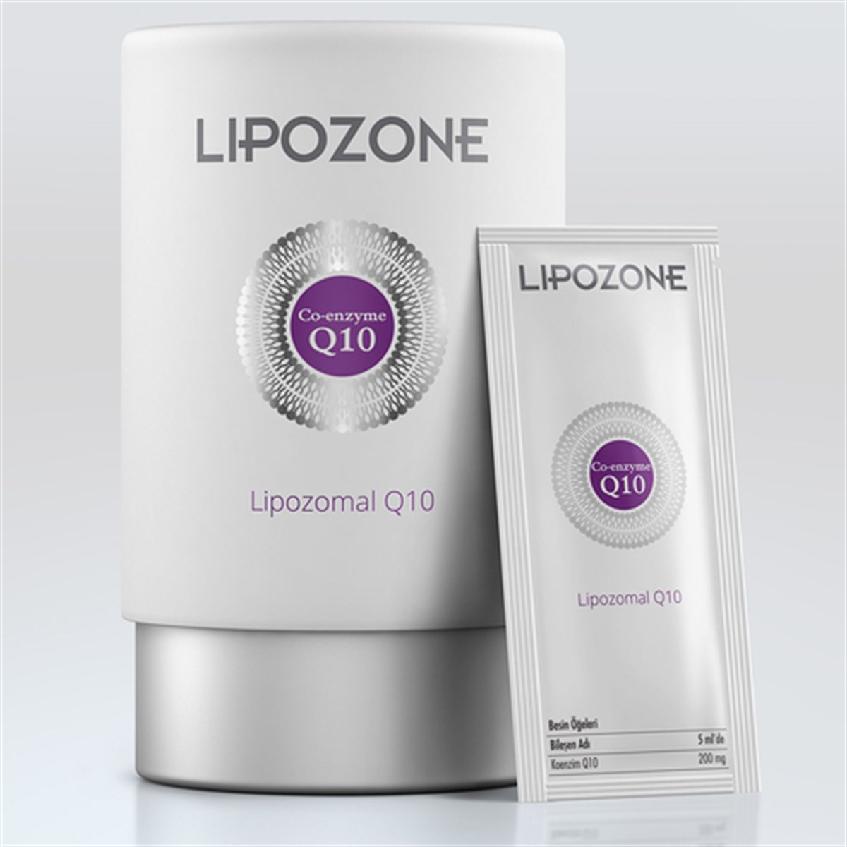 Lipozone Lipozone Co-Enzyme Q10 200 mg/5 ml 30 Şase