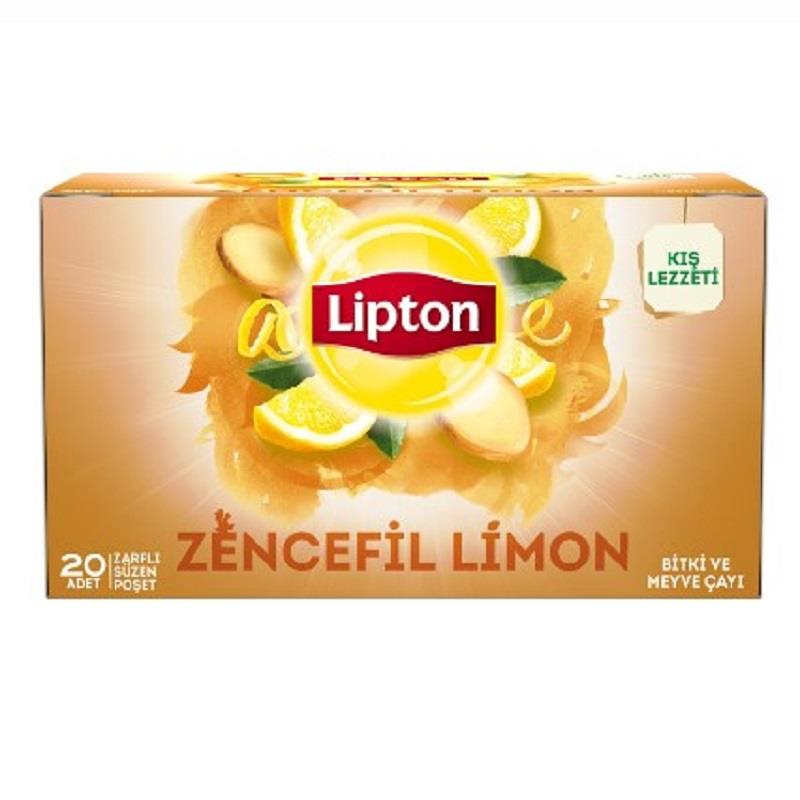 Lipton Lipton Zencefil Limon Bitkisel Çay 20'li