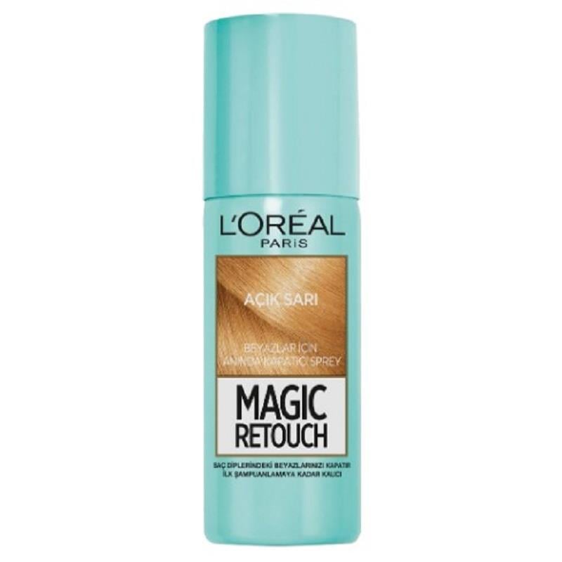 L'Oreal Paris L'Oreal Paris Magic Retouch 9 Beyaz Kapatıcı Saç Spreyi - Açık Sarı