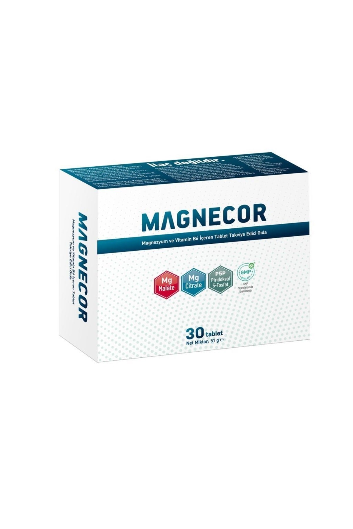Magnecor 30 Tablet Dermokozmetik Cilt & Vücut Bakımı