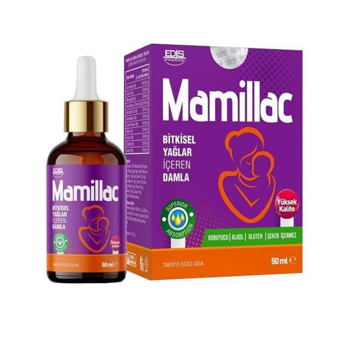 Mamillac Süt Arttırıcı Damla 50 ml DepoEczanem.com | Dermokozmetik Cilt &  Vücut Bakımı, Vitamin & Mineral – Takviye Edici Gıda ve Reçetesiz Sağlık  Ürünleri